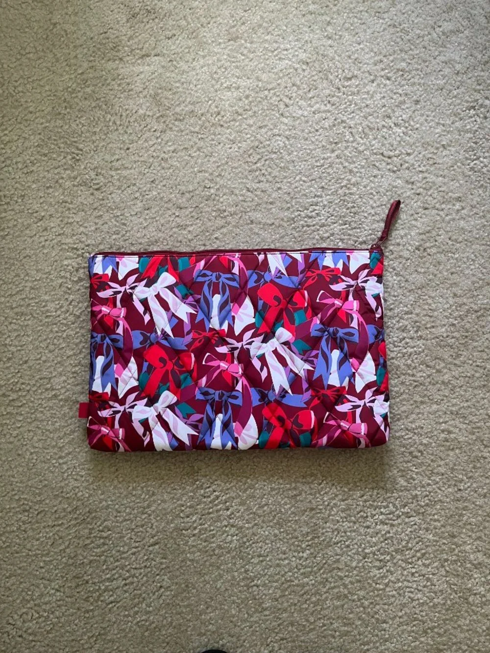 NWOT Vera Bradley Laptop Tech Pouch • Bow Show